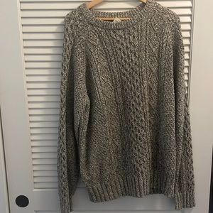 LL BEAN SIGNATURE FISHERMAN CREW NECK SWEATER XXL